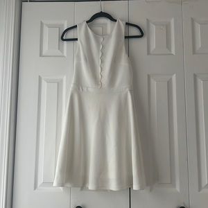 Altar’d state ivory ruffle front dress. Size small.